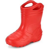 Ladeheid federleichte Regenschuhe Kinder mit Griffen KL051 Gummistiefel mit herausnehmbares Innenfutter von Ladeheid