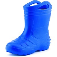 Ladeheid federleichte Regenschuhe Kinder mit Griffen KL051 Gummistiefel mit herausnehmbares Innenfutter von Ladeheid