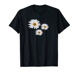 Weißes Gänseblümchen Daisy - Happy Blumen Flower Design T-Shirt von Lässige Blumenmode mit Sommer Flower Design