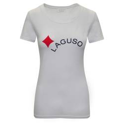 T-Shirt Lyzz Star White von Laguso
