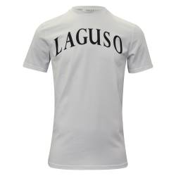 T-Shirt Richy Flock White von Laguso