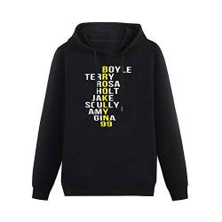 Brooklyn 99 Nine Nine TV Show Cool Printed Hoodies Long Sleeve Pullover Loose Hoody Men Sweatershirt Size S von Lahe