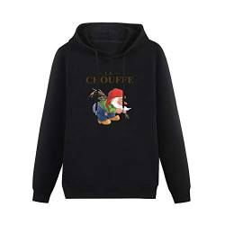 Dwarf Chouffe Mens Hoodie Casual Long Sleeve Plain Drawstring Tops with Pockets Size M von Lahe