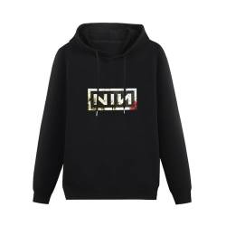 Nine-Inch-Nails Nin Logo Herren Tops Kurzarm Hoody Outdoor Sport Casual Cotton Hoodie Size XL von Lahe