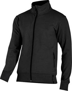 Lahti PRO Herren Arbeitssweatshirt Baumwolle Sweatshirt Bluse Zip Neck | Größe: S | Farbe: Schwarz | mit Reißverschluss und Taschen von Lahti PRO