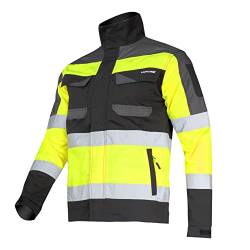 Lahti PRO Herren L40411 - Hi-vis Jacket Warnschutzjacke, Gelb, XL EU von Lahti PRO