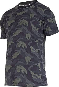 Lahti PRO Herren T-Shirt | R-Neck | Größe: M | Farbe: Tarnung | Baumwolle Stretch Rundhalsausschnitt Regular Slim Fit Casual Top Kurzarm Tshirt von Lahti PRO