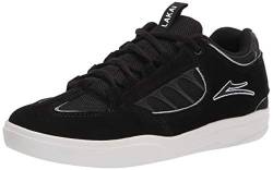 Lakai Footwear Mens Herren Carroll Black/White Suede MS3200117B00-Multi-5.5 M US Skate-Schuh, Veloursleder in Schwarz/Weiß, 37.5 EU von Lakai Footwear Mens