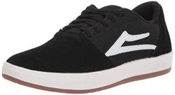 Lakai Herren Brighton Skate-Schuh, Schwarze Velourslederoptik, 44 EU von Lakai