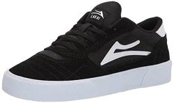 Lakai Herren Cambridge Skate-Schuh, Veloursleder in Schwarz/Weiß, 38.5 EU von Lakai