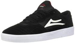 Lakai Herren Cambridge Skate-Schuh, Veloursleder in Schwarz/Weiß, 44 EU von Lakai