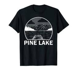 PINE LAKE TENNESSEE Lustiges Angeln Camping Sommer Geschenk T-Shirt von Lake House Reservoir Weekend Trip Travel Presents