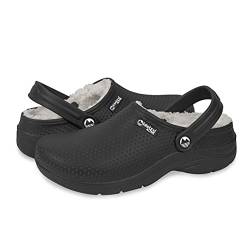 Lakeland Active Dockray-Clogs für Herren mit Fleece gefüttert, Schwarz , 42 2/3 EU von Lakeland Active