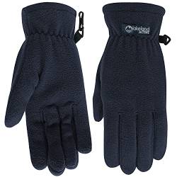 Lakeland Active Kendal Weiche Thermo-Handschuhe für Herren aus Polarfleece für den Winter, marineblau, XL von Lakeland Active