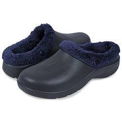 Lakeland Active Unisex Lorton Winter Gartenschuhe Clogs mit Fleece-Futter - Blau - 44 von Lakeland Active