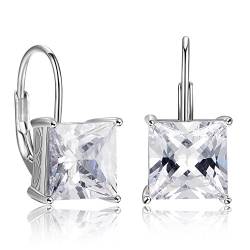 Brilliant Zirkonia Simulierte Diamant 925 Sterling Silber Schmuckset Damen Luxus Drop Ohrringe von Lam Hub Fong