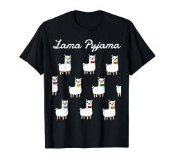 Lama Alpaka Pyjama-Design Für Männer, Frauen Und Kinder T-Shirt von Lama Alpaka Kollektion von JOHN ROMEO