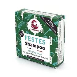 Lamazuna Festes Shampoo Grüne Tonerde & Spirulina | Für fettiges Haar | Ohne ätherische Öle | Stärkend & Regenerierend | Vegan | 70 ml von Lamazuna