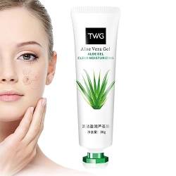 Aloe Feuchtigkeitsgel,Nicht fettende, feuchtigkeitsspendende, erfrischende Feuchtigkeitscreme für das Gesicht | Gesichtspflege-Gesichtsgel 30 ml/260 ml für Kinder, Frauen, Männer, Teenager, Lambo von Lambo