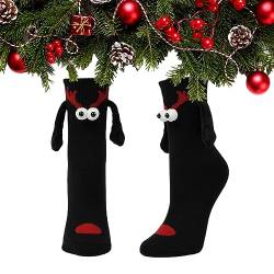 Lustige Magnetische Weihnachten Socken, 3D Weihnachten Socken, Unisex Hand In Hand Socken Mit Magnetarmen, Freundschaftssocken, Funny Freundschaftssocken Für Damen Herren von Lambo