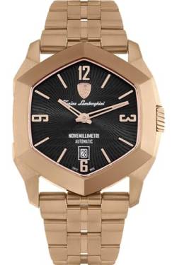 Tonino Lamborghini Novemilimetri Herren Uhr analog Automatik mit Titan Armband TLF-T08-4B von Lamborghini