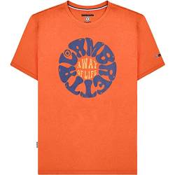 Lambretta Herren Festival Kurzarm T-Shirt, burnt orange, L von Lambretta