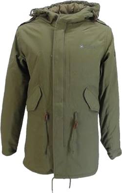 Lambretta Herren M 51 Fishtail Parka Mantel, grün, XXL von Lambretta