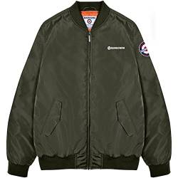 Lambretta Herren MA1 Badged Bomber Sportjacke, Grün (Khaki Khaki), XX-Large von Lambretta