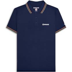 Lambretta Herren Poloshirts mit Spitze, Marineblau/Nug/Flechten, 3XL von Lambretta