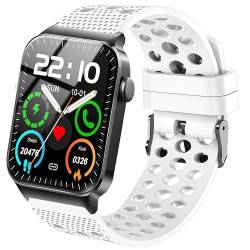 Lamshaw Kompatibel mit Donerton T50S Smartwatch-Armbändern, 22 mm, Silikon-Ersatzarmbänder, Sportarmband mit Metallschnalle, kompatibel mit Donerton T50S T50H 4,7 cm Smartwatch/Uaue T50S 4,7 cm Smart von Lamshaw