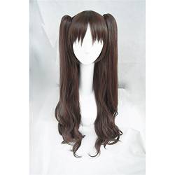 LanTing Cosplay Perücke Fate Stay Night Zero Tohsaka Rin BROWN Lange Perücke Capelli Mossi CLIP Cosplay Party Fashion Anime Human Costume Full wigs Synthetic Haar Heat Resistant Fiber von LanTing