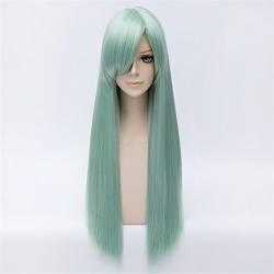 LanTing Cosplay Perücke The Seven Deadly Sins Elizabeth Liones Green Lange Perücke Styled Frauen Cosplay Party Fashion Anime Human Costume Full wigs Synthetic Haar Heat Resistant Fiber von LanTing