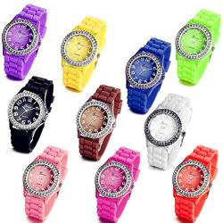 Lancardo Herren Damen Armbanduhr Analog mit Armband LCD100246 von Lancardo