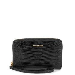 LANCASTER Begleitbrieftasche, Schwarz - Eidechse, one size, Exotic von Lancaster