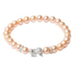 Lancaster Pulsera Mujer JLA-BR-FROG-1-PE Plateado Naranja Plata de Ley 16 mm von Lancaster