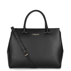 Lancaster Unisex Glattes Gold Tasche, Schwarz von Lancaster