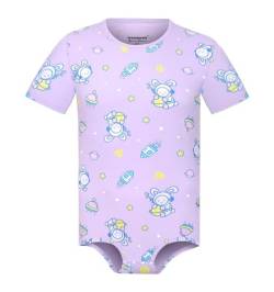 Landofgenie Baumwolle Onesie Herren Body Einteiliger für Männer Bodysuit Stringbody Jumpsuit Herren Unterwäsche Astronaut Bunny 2XS von Landofgenie