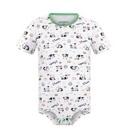 Landofgenie Baumwolle Onesie Herren Body Einteiliger für Männer Bodysuit Stringbody Jumpsuit Herren Unterwäsche Panda XL von Landofgenie