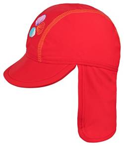 Landora®: UV-Schutz 50+ Kappe/Mütze in rot - Baby-Badebekleidung mit Oeko-Tex® Standard 100 von Landora