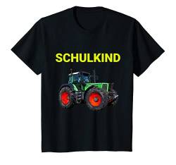 Kinder Schulkind Traktor Erster Schultag Kind Einschulung Geschenk T-Shirt von Landwirt T-Shirts und Bekleidung Bauer nordishland