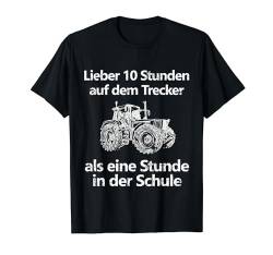 Landwirt Bauer Trecker Traktor Schule Kind Kinder Geschenk T-Shirt von Landwirt T-Shirts und Bekleidung Bauer nordishland