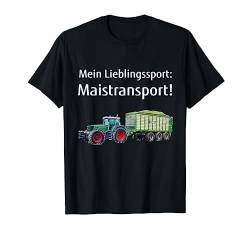 Mais häckseln Landwirt Bauer Maistransport Landwirtschaft T-Shirt von Landwirt T-Shirts und Bekleidung Bauer nordishland