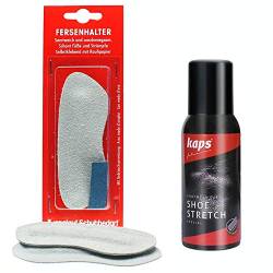 Langlauf Schuhbedarf Wellness für die Schuhe - Leder Fersenpolster und Schuhdehner Spray 100 ml Sparset High Heels Pumps von Langlauf Schuhbedarf