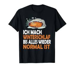 Schlafanzug Schlafshirt Bär Nachthemd Pyjama Geschenk T-Shirt von Langschläfer Morgenmuffel Nachteule Geschenkidee