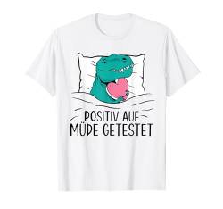 Witziges Nachthemd Offizielles Schlafshirt Pyjama T-Rex T-Shirt von Langschläfer Schlafen Morgenmuffel Schlafshirts