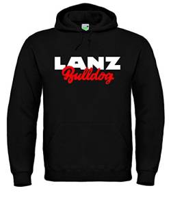 Lanz Bulldog Hoodie | schwarz | Größe L von Lanz Bulldog