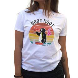 Noot Noot Retro Damen Weißes T-Shirt Size S von Lapi Boutique