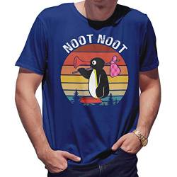 Noot Noot Retro Herren blau T-Shirt Size S von Lapi Boutique