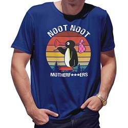 Noot Noot Retro Motherf Herren blau T-Shirt Size XL von Lapi Boutique