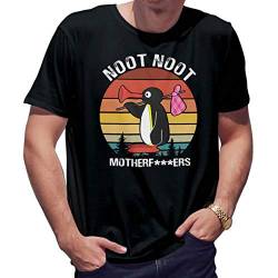 Noot Noot Retro Motherf Herren schwarz T-Shirt Size M von Lapi Boutique